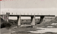 Vista del puente en construccin