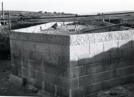 Detalle del puente en construccin