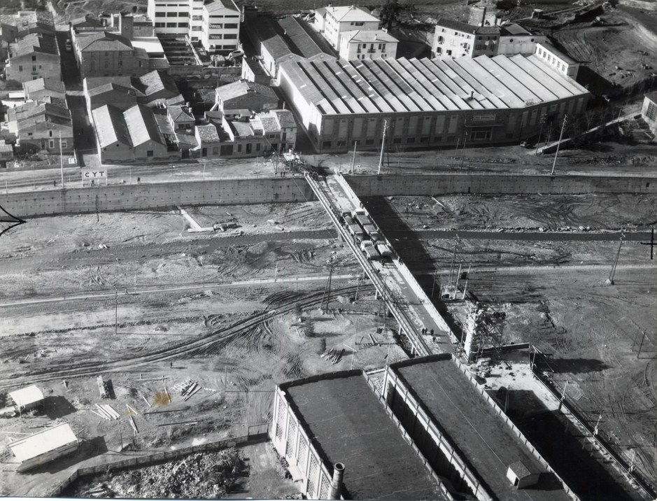 Fotografa aerea del puente "B"