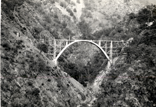 Vista del acueducto en construccin