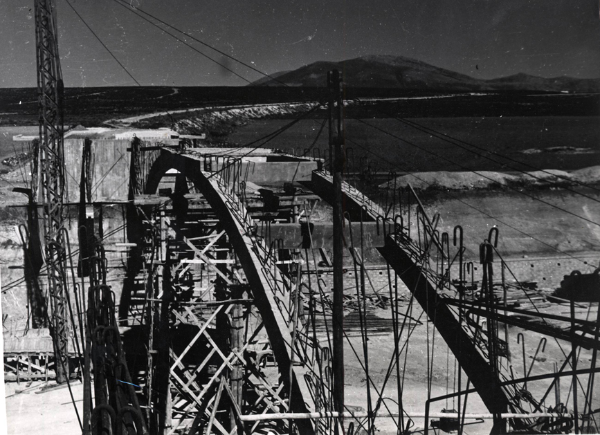 Detalle del arco en construccin