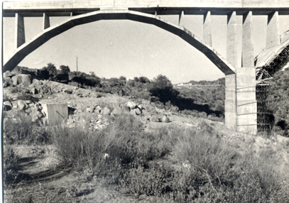 Vista de uno de los arcos