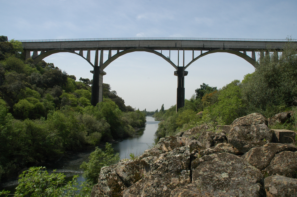 Vista del acueducto