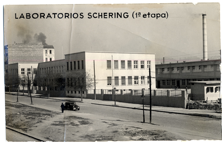 Vista de los edificios del Laboratotio Schering en Madrid