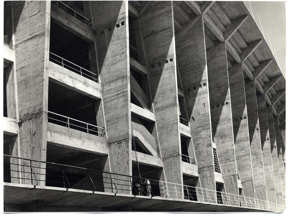 Detalle exterior del estadio