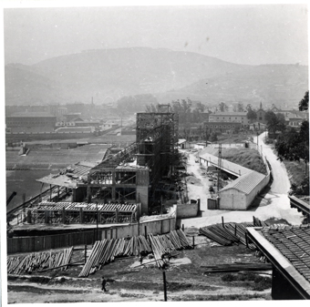 Vista de las obras en construccin