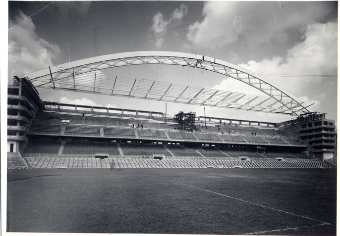 Vista general del interior del estadio