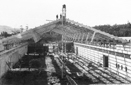 Vista de la nave en construccin