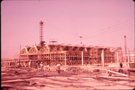 Vista de la escuela en construccin