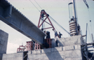 Detalle del puente en construccin