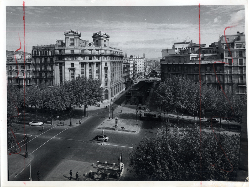 Vista de la calle Aragn en Barcelona