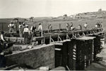 Vista del puente en construccin