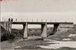 Vista del puente en construccin