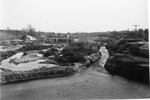 Vista del puente en construccin