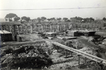 Vista del puente en construccin