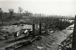 Vista del puente en construccin