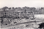 Vista del puente en construccin