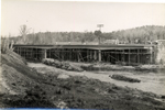 Vista del puente en construccin