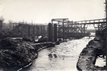 Vista del puente en construccin