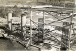 Detalle del puente en construccin