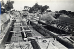 Detalle del puente en construccin