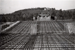 Vista del forjado de la estructura del puente