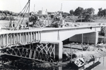 Vista del puente en construccin