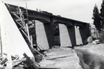 Vista del viaducto en construccin