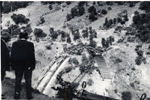 Carlos Fernndez Casado contemplando las obras del Acueducto