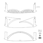 Dibujo del proceso de construccin del puente