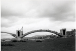 Vista del puente en construccin