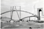 Detalle del puente en construccin