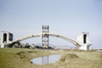 Detalle del puente en construccin