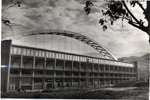 Vista del estadio en construccin