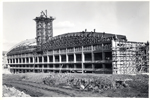 Vista del estadio en construccin