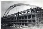 Perspectiva del estadio en construccin