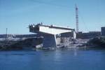 Detalle del puente en construccin