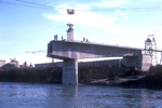 Detalle del puente en construccin