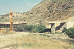 Vista del puente en construccin