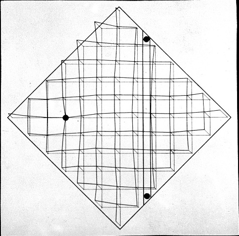 [Esquema de deformaciones de la losa volada del solarium del Hospital Clnico]